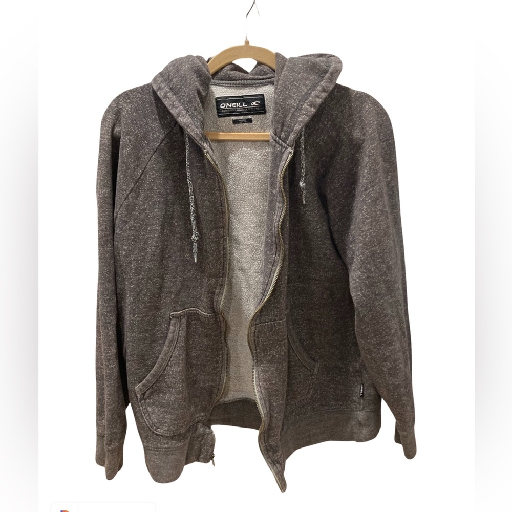 Women’s O’Neill zip up hoodie size medium gray